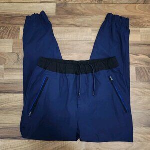 Lululemon Mens Athleisure Warpcity Joggers Navy Size Large Euc